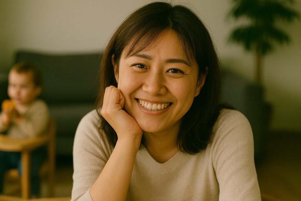 ストレス過多・自分の時間が少ない女性の画像です